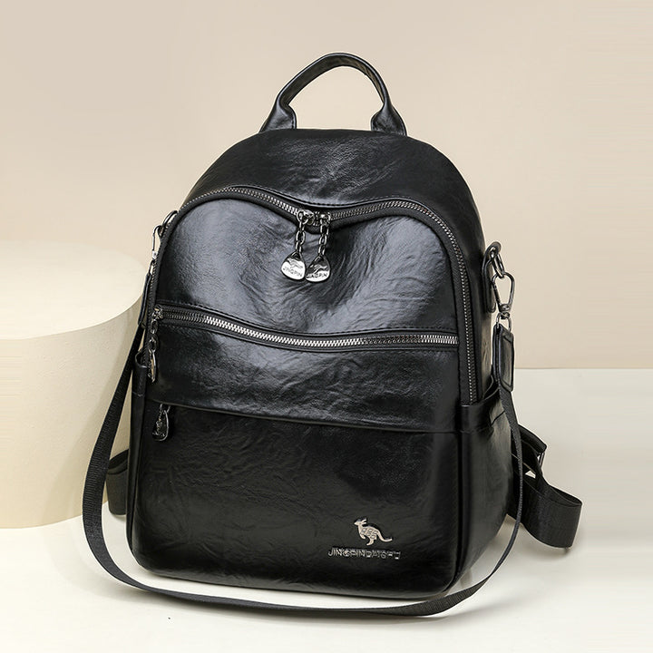 Luxurious Retro Leather Backpack Kalsten