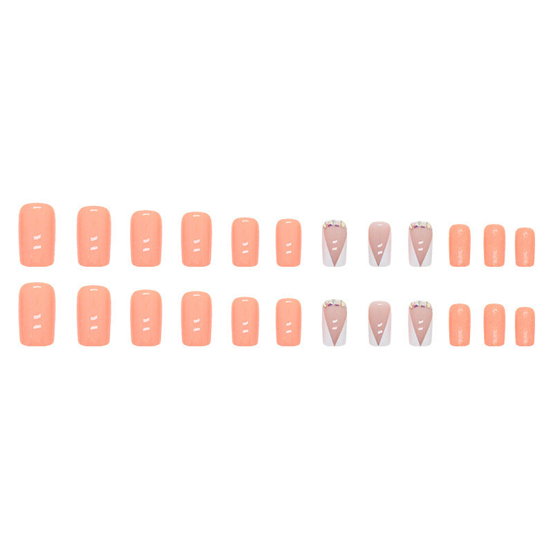 Elegant Crystal-Studded Press-On Nail Tips Kalsten