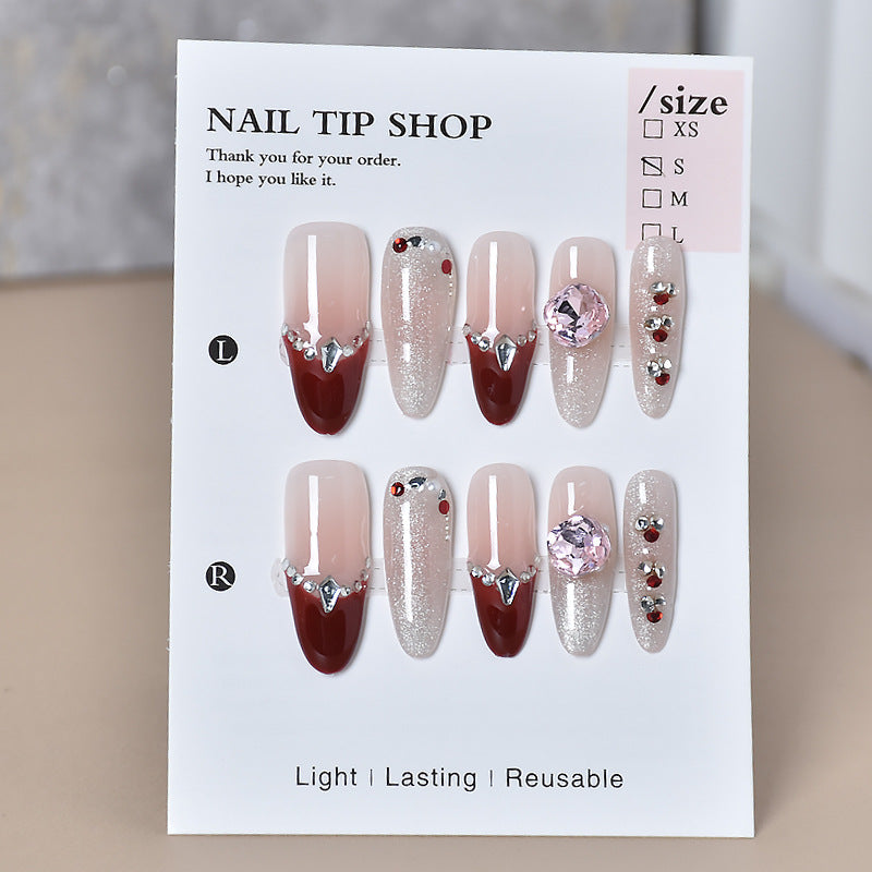 Decorative Animal Print Press-On Nail Set Kalsten