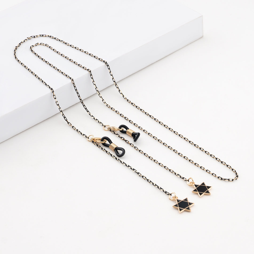 Elegant Geometric Eyewear Chain Kalsten