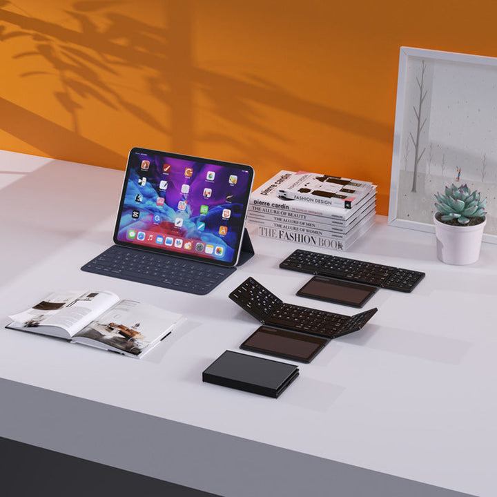 Ultra-Slim Portable Bluetooth Keyboard with Touchpad Kalsten