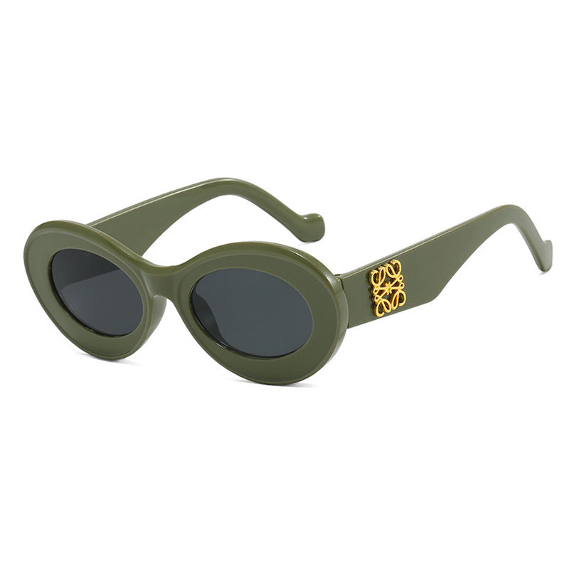 Ladies elegant curved sunglasses Kalsten