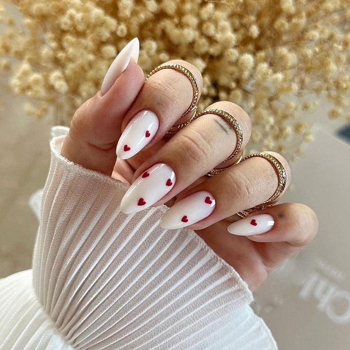 Elegant Floral Bow Press-On Nail Tips Kalsten