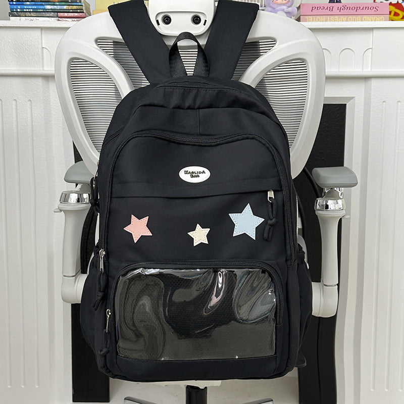 Fun-Star Patterned Backpack
