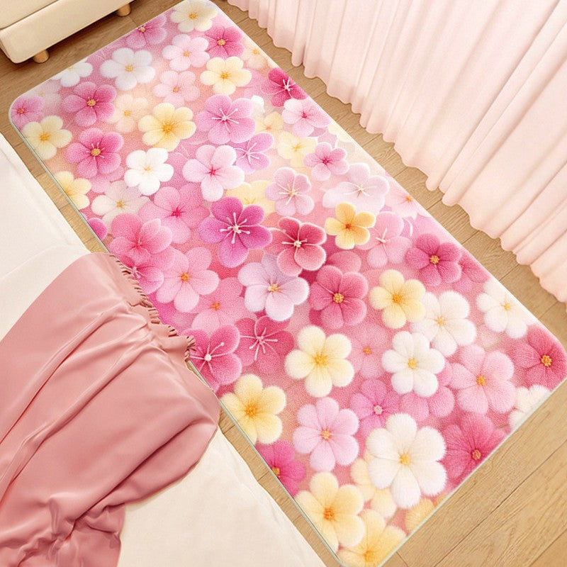 Floral Water-Resistant Area Mat