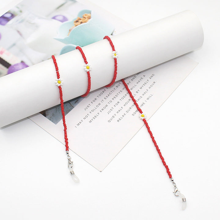 Floral Beaded Eyewear Chain Kalsten