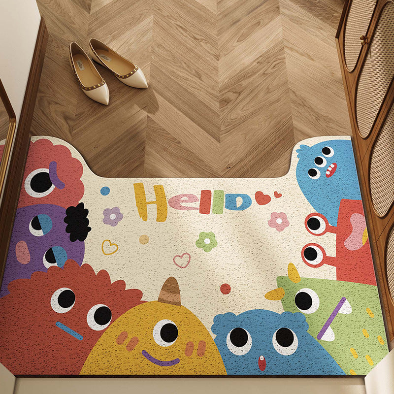 Decorative Heart Pattern Area Mat
