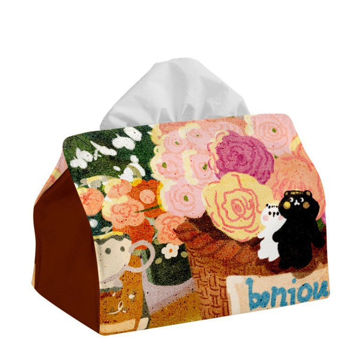 Decorative Cartoon-Themed Tissue Box Cover Kalsten