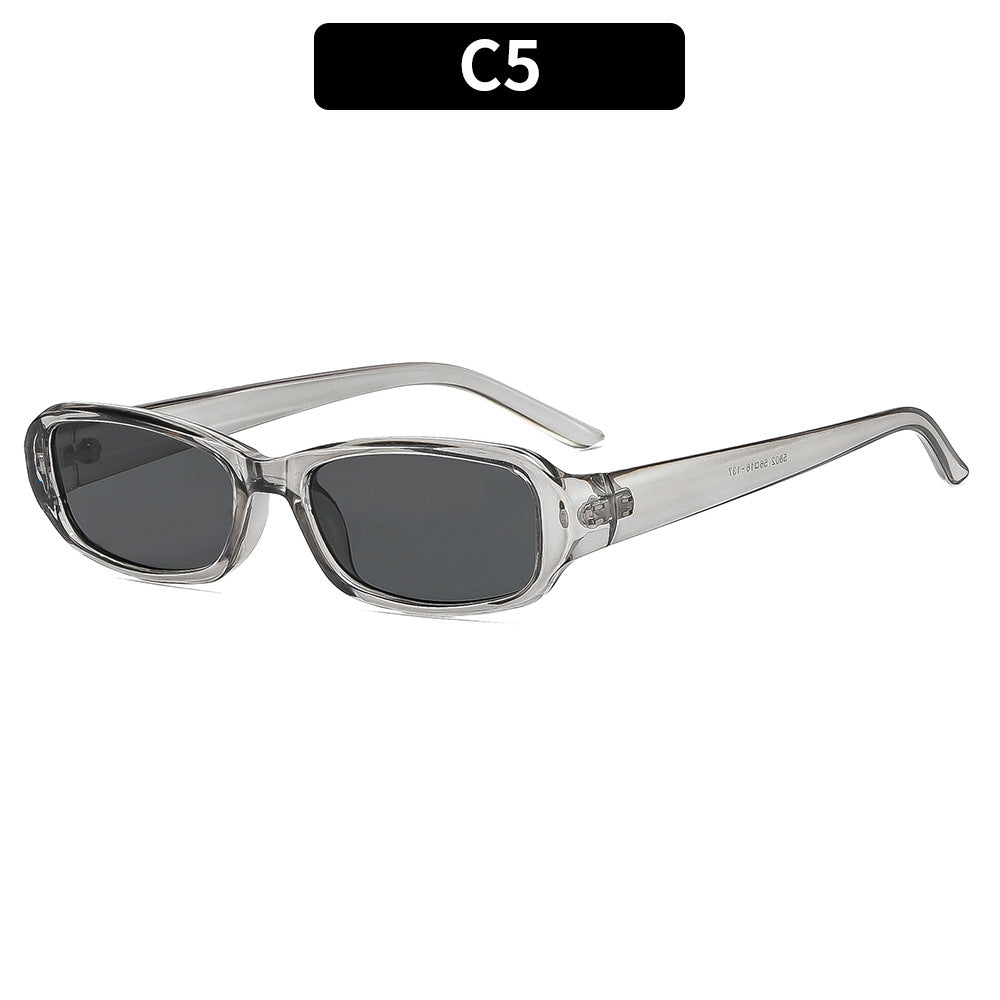 Sleek Retro-Inspired Rectangle Sunglasses