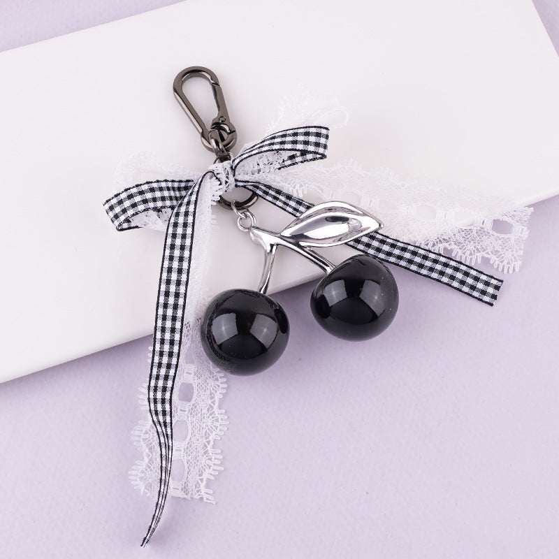 Decorative Cherry Charm Keychain Kalsten