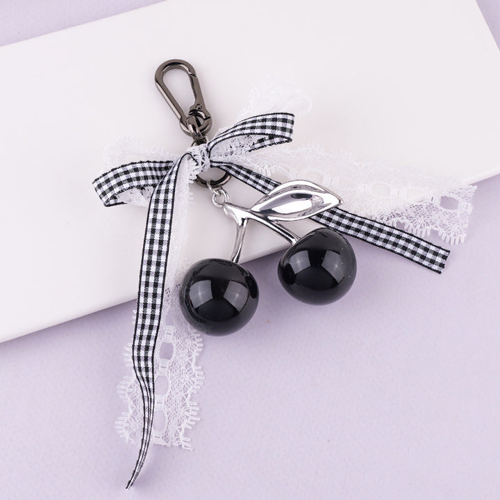 Decorative Cherry Charm Keychain Kalsten