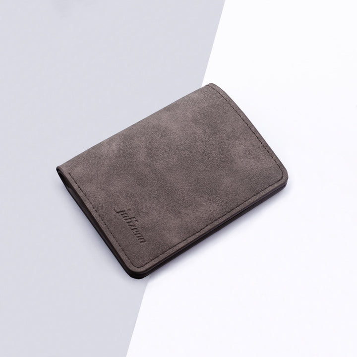Sleek Minimalist Leather Card Holder