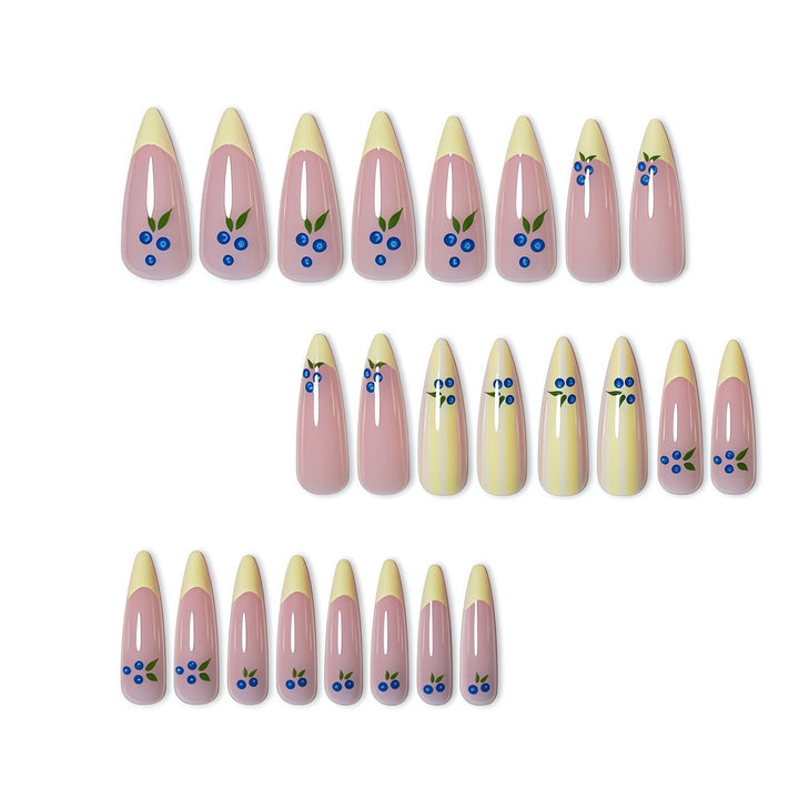 Artistic Stiletto Press-On Nail Art Set Kalsten