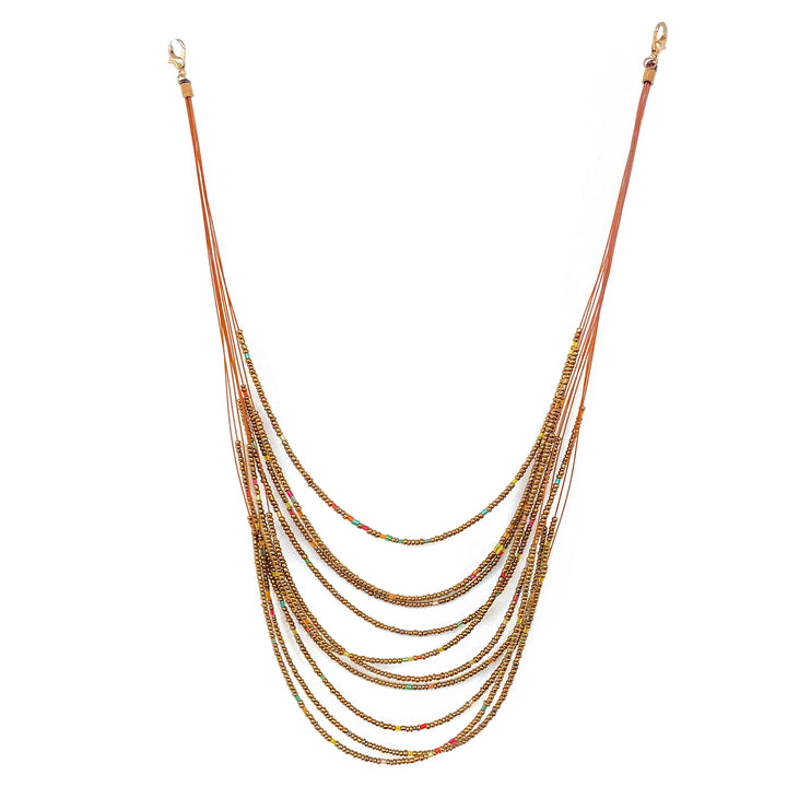 Multi-Strand Beaded Necklace Kalsten