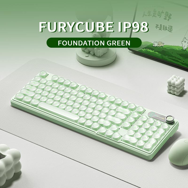 Retro Round-Key Mechanical Keyboard Kalsten