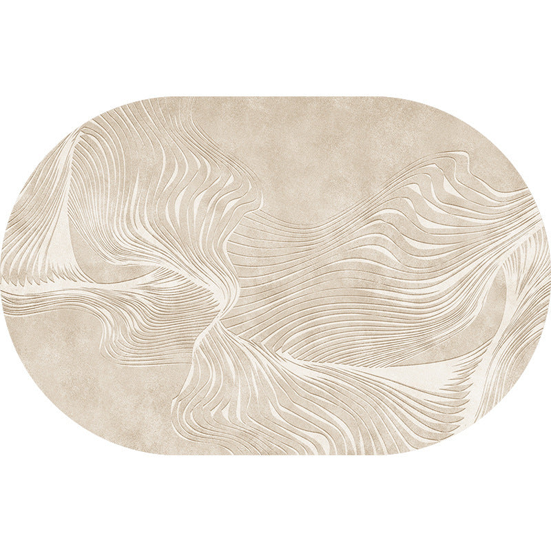 Elegant Oval Bathroom Mat Kalsten