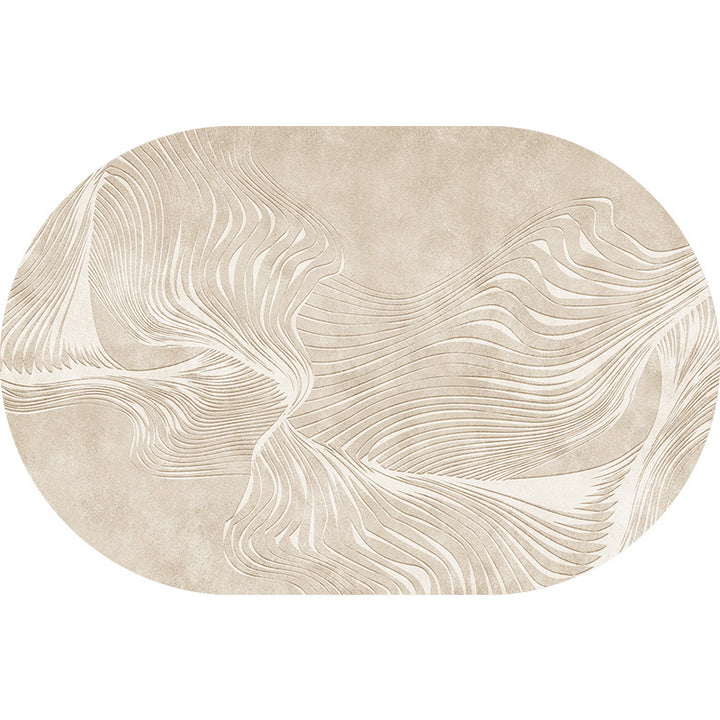 Elegant Oval Bathroom Mat Kalsten