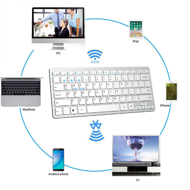 Compact Bluetooth keyboard with multi-system support Kalsten