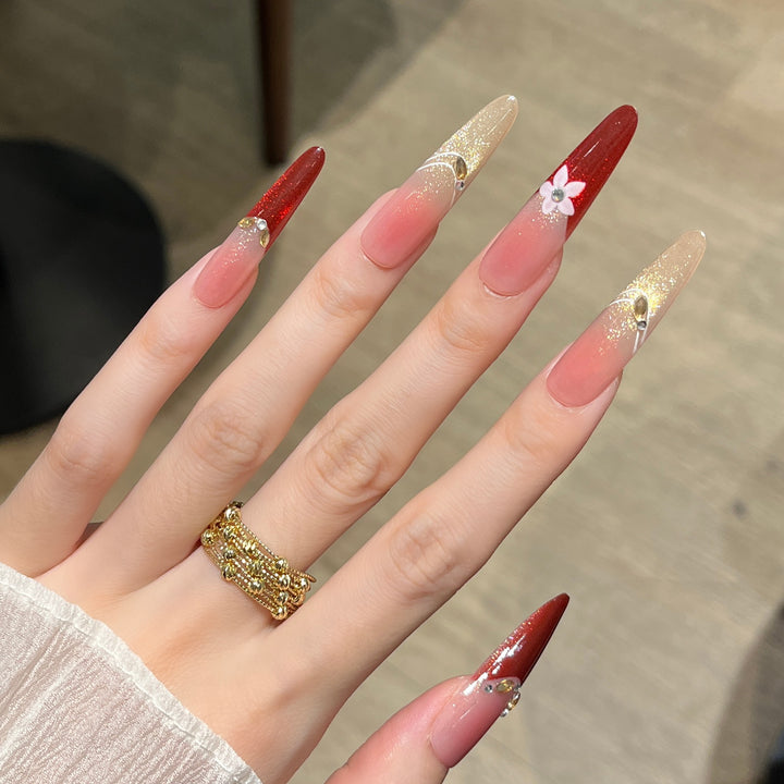 Whimsical Character-Designed Press-On Nail Art Kalsten