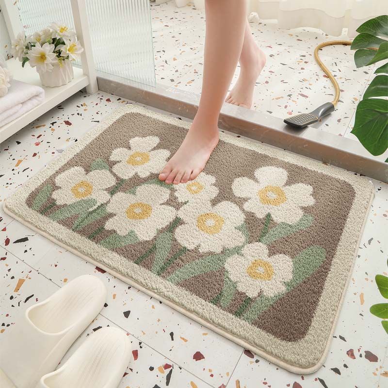 Cute Bear Theme Bath Mat