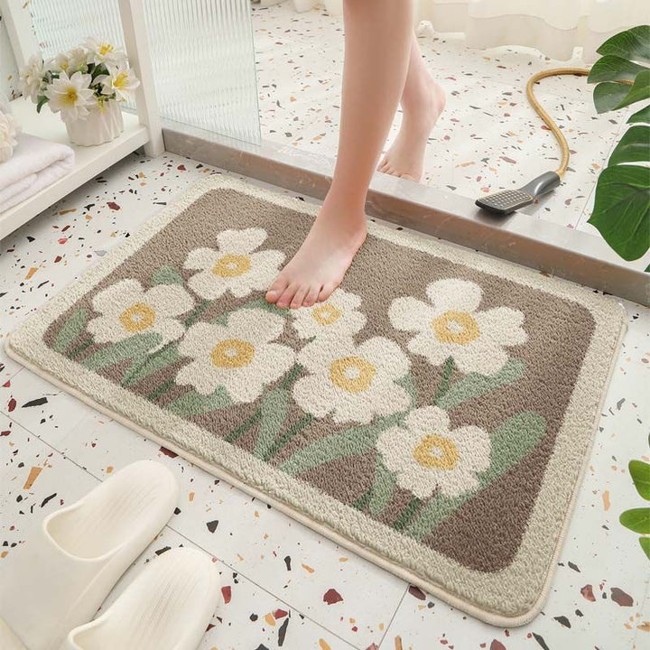 Cute Bear Theme Bath Mat