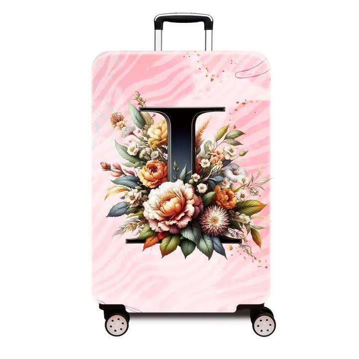 Ladies hard shell suitcase with luxurious floral design Kalsten