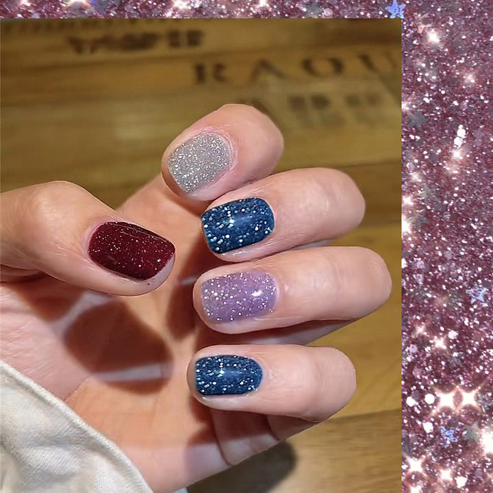 Glittery Press-On Nail Collection Kalsten
