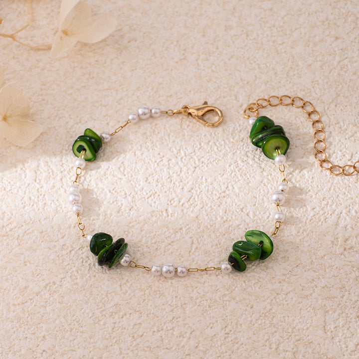 Chic Pearl and Gemstone Bracelet Kalsten