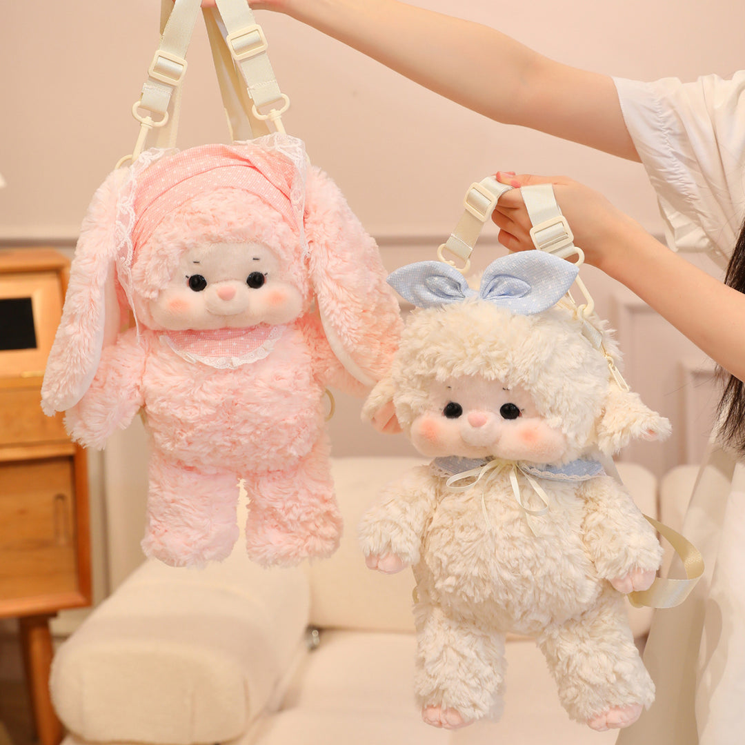 Plush Backpack in Cute Rabbit Design Kalsten
