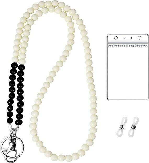 Beaded Lanyard with ID Holder Kalsten