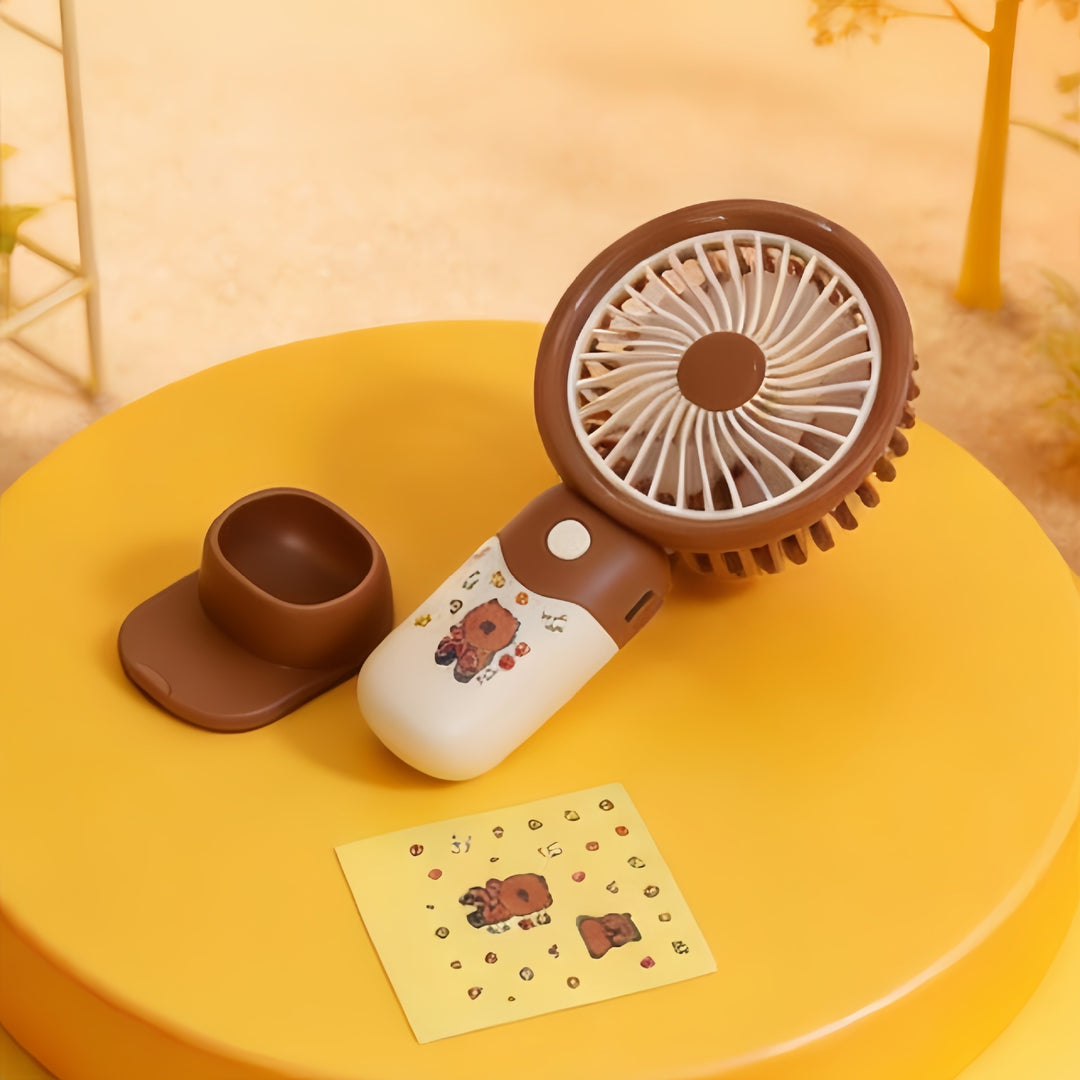 Women Portable Handheld Fan with Cute Design Kalsten