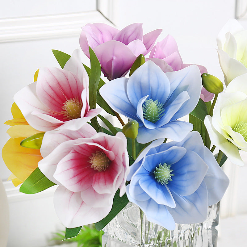 Elegant Magnolia Flower Arrangement for Home Decor