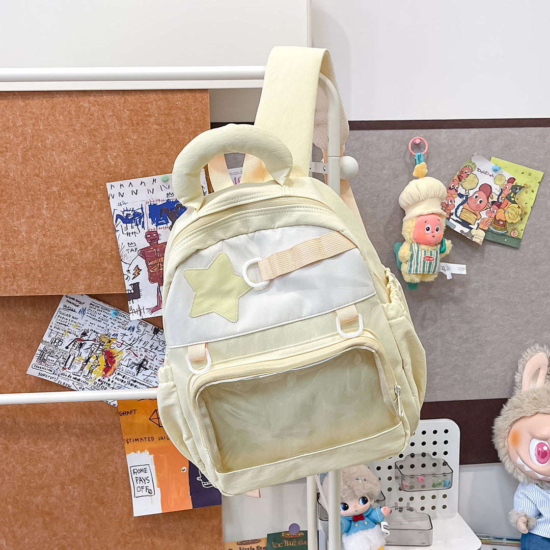 Fun Graphic Star-Themed Backpack