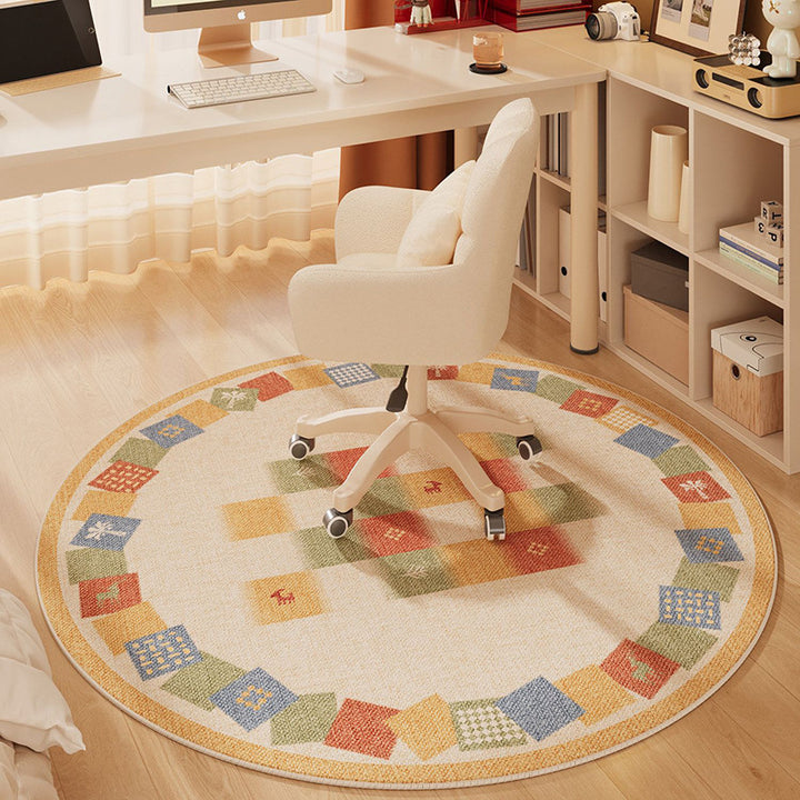 Round Decorative Area Rug