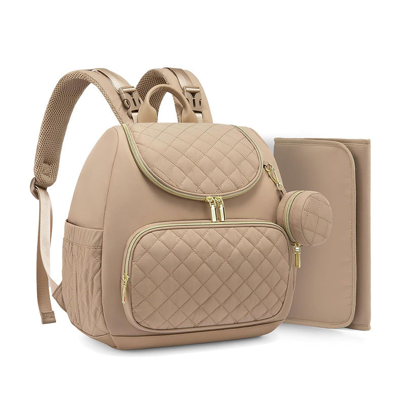 Elegant Quilted Backpack with Practical Compartments Kalsten