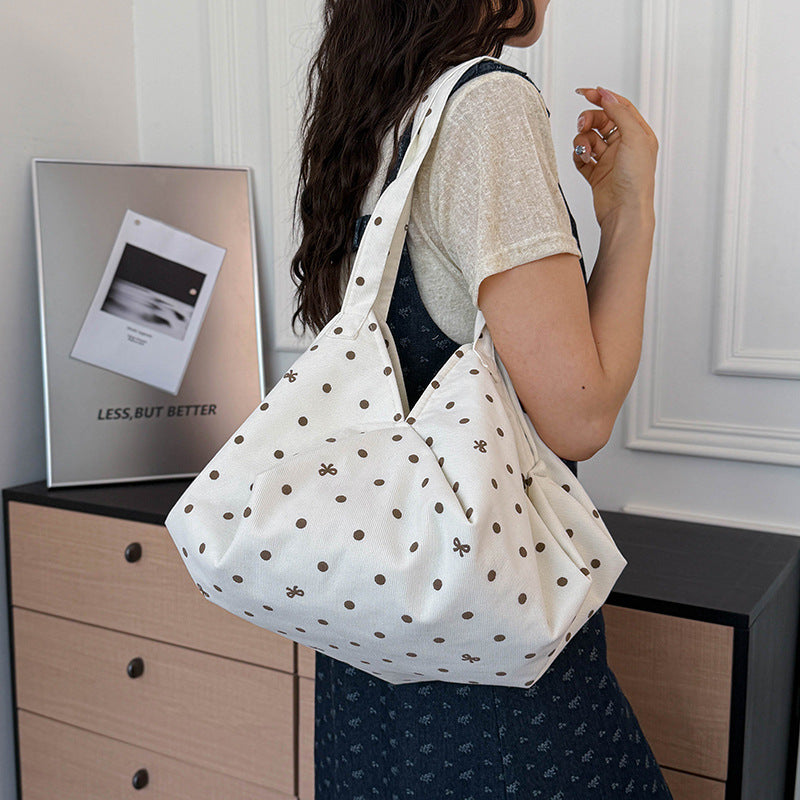 Modern Polka Dot Shoulder Bag