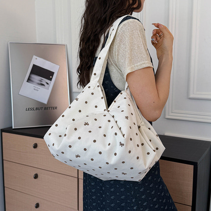 Modern Polka Dot Shoulder Bag