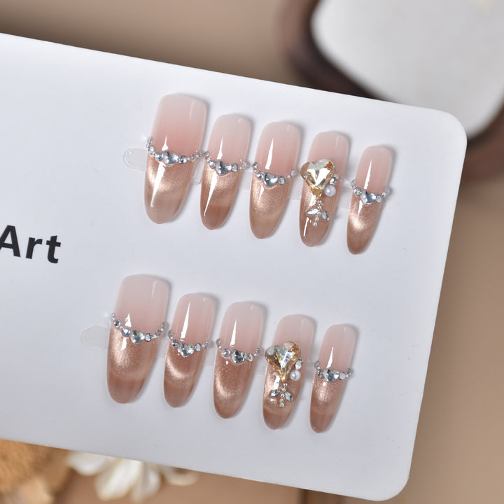 Decorative Animal Print Press-On Nail Set Kalsten