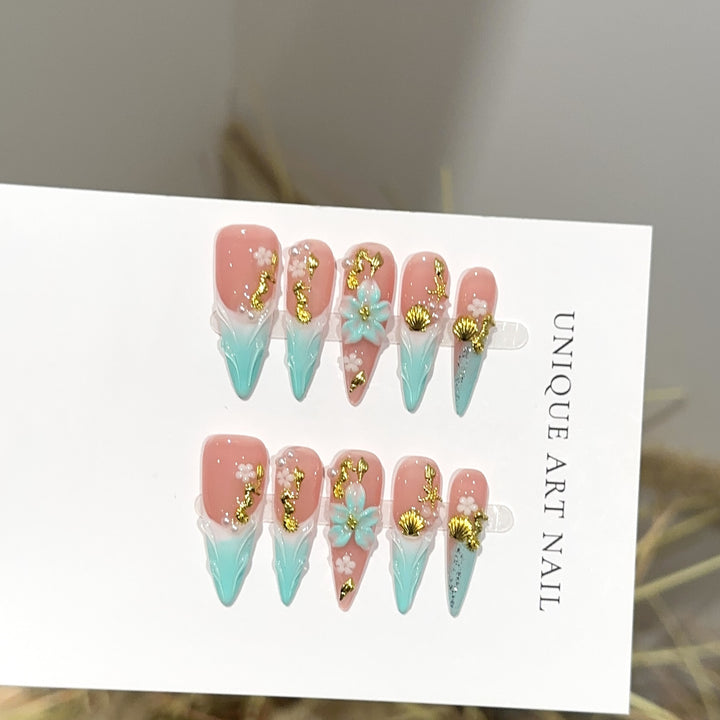 Decorative Press-On Nail Set