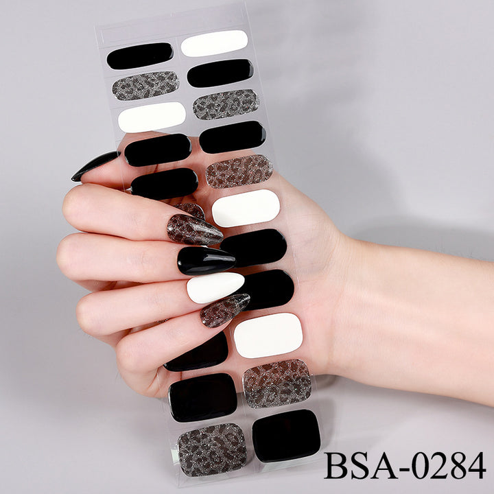 Sparkling Glitter Nail Wraps