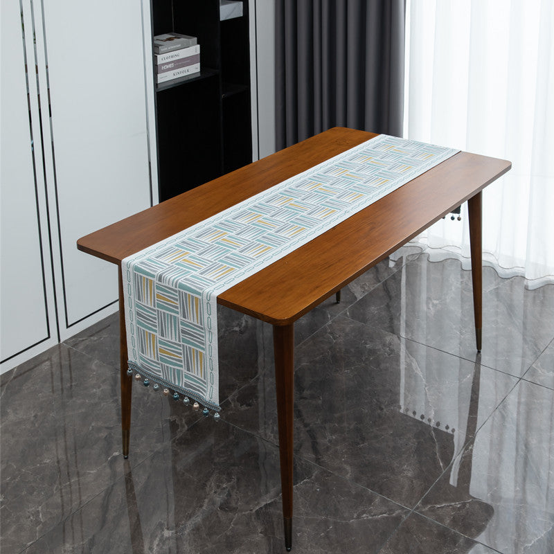 Geometric Pattern Table Runner