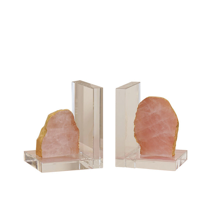Elegant Geometric Decorative Bookends