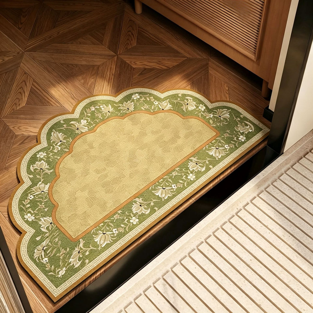 Decorative Scalloped Area Rug