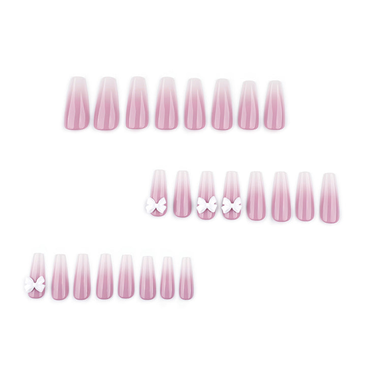 Artful acrylic nails with elegant butterfly design Kalsten