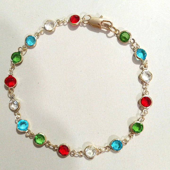 Multi-Color Gemstone Bracelet Kalsten