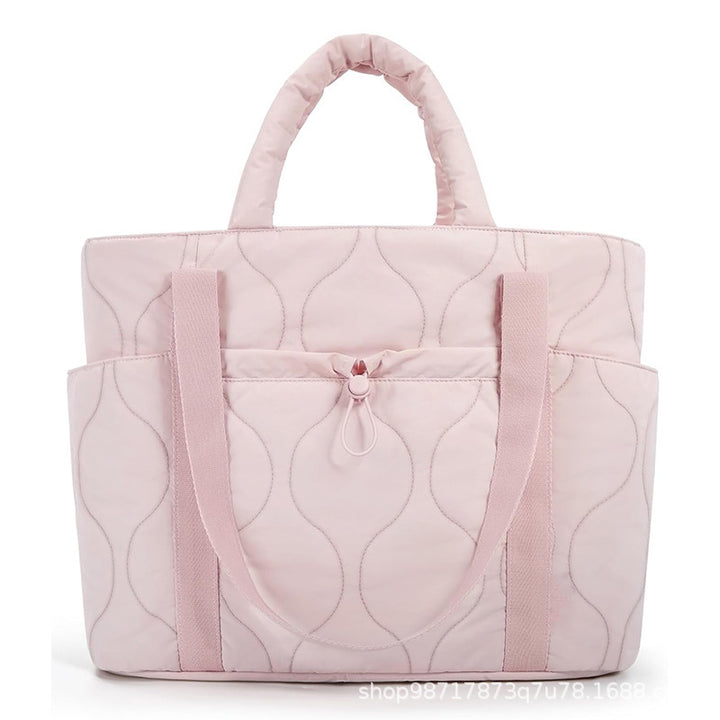 Padded tote bag with practical outer pockets Kalsten