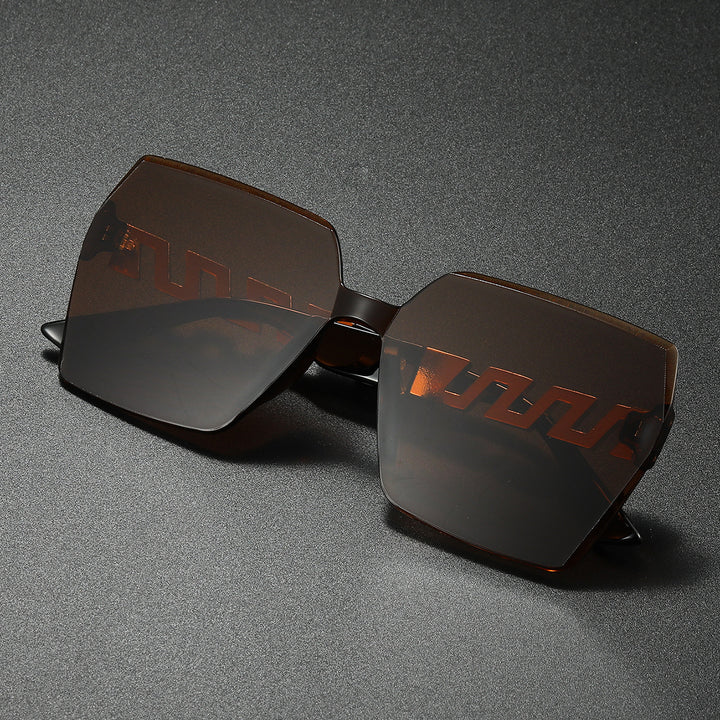 Stylish Geometric Shield Sunglasses Kalsten