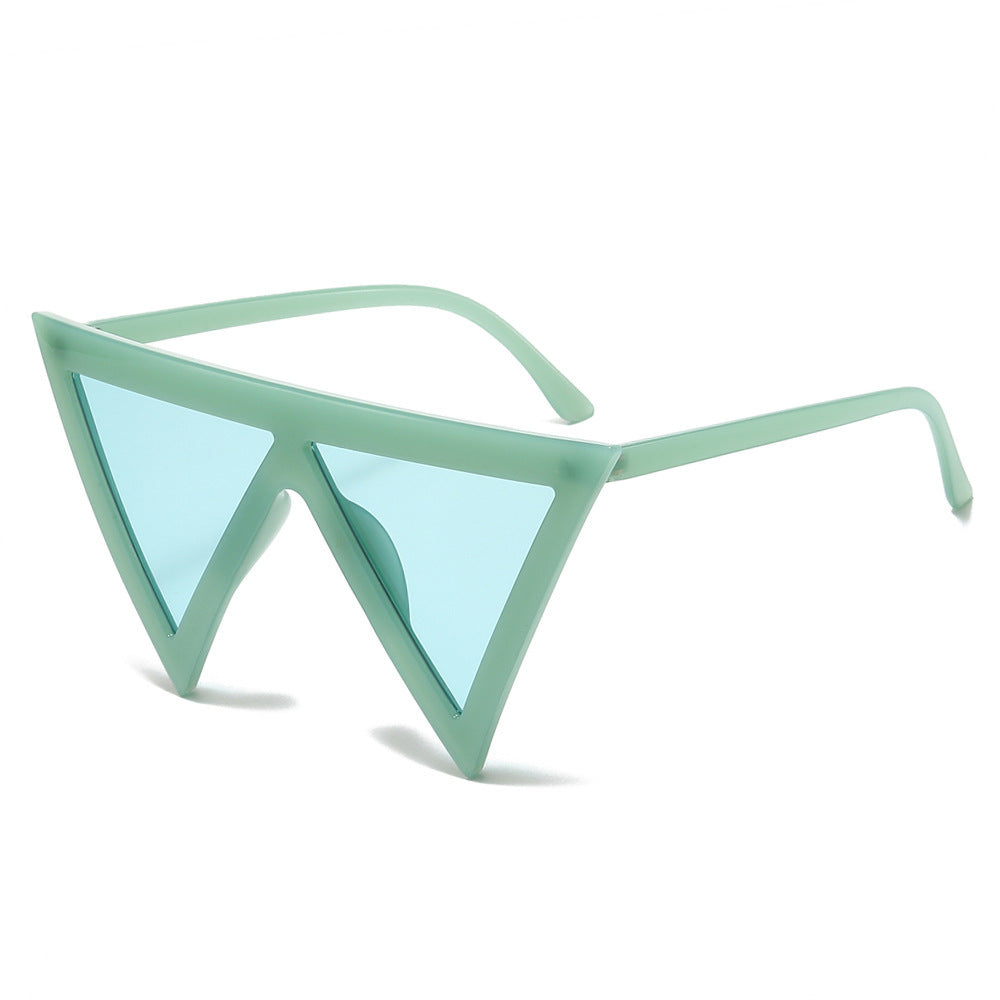 Bold Triangular Frame Sunglasses Kalsten