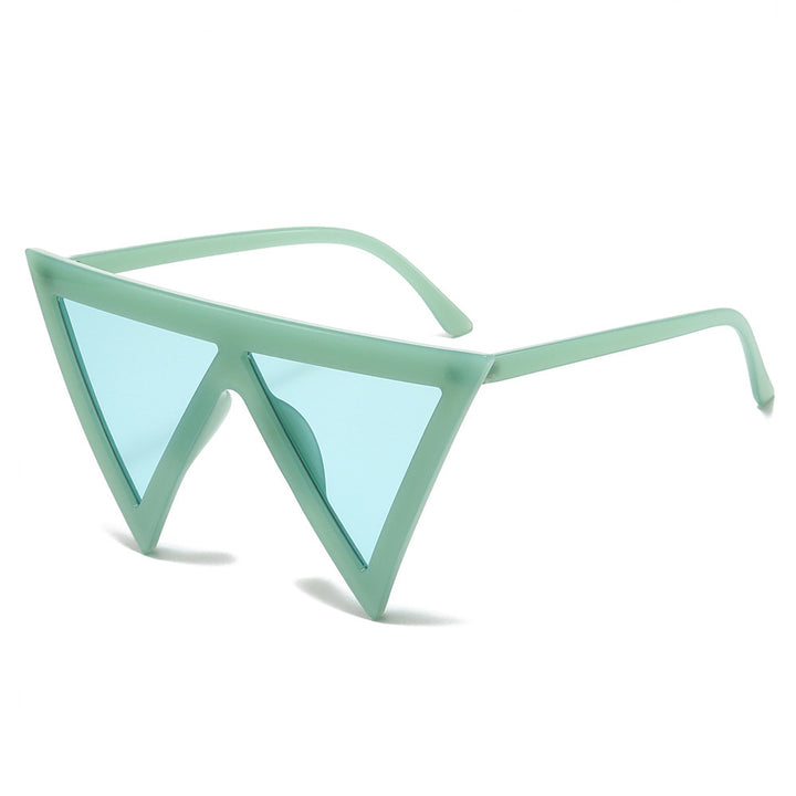 Bold Triangular Frame Sunglasses Kalsten