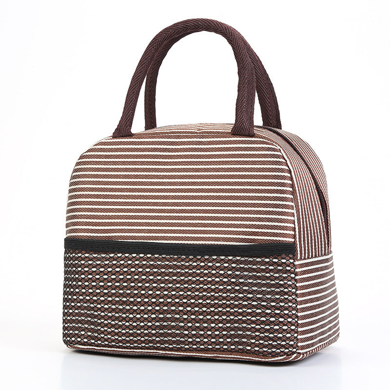 Insulated Striped Lunch Bag Kalsten